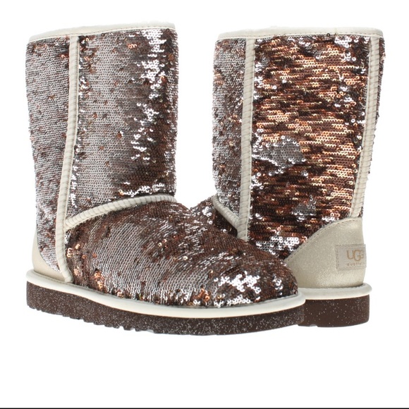 UGG Shoes - NWT UGG Classic Short Sparkle Sequin Boots